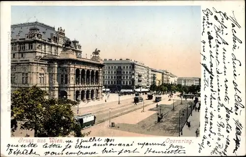 Ak Wien 1 Innere Stadt, Opernring