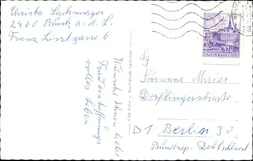 Ak Bruck an der Leitha in Niederösterreich, Teilansichten, Kirche