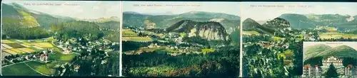 Klapp Ak Oybin in der Oberlausitz, Panorama, Landschaft