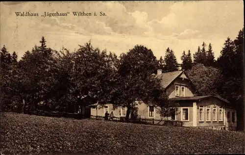 Ak Wilthen in der Oberlausitz, Mönchswalder Berg, Waldhaus Jägerhaus