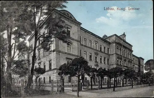 Ak Löbau in der Oberlausitz Sachsen, Königliches Seminar