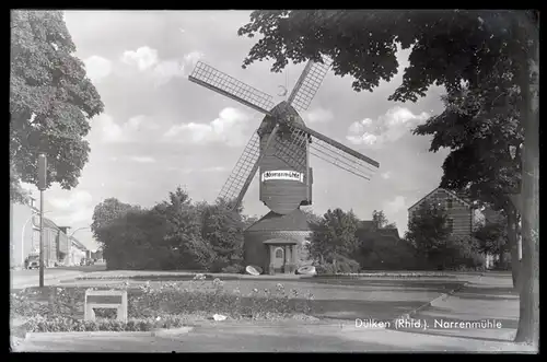 8 Glas Negative Dülken Viersen Nordrhein Westfalen, Mühle, alter Markt, Totalansicht