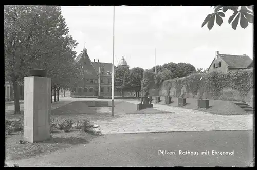 8 Glas Negative Dülken Viersen Nordrhein Westfalen, Mühle, alter Markt, Totalansicht