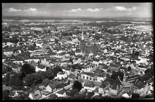 8 Glas Negative Dülken Viersen Nordrhein Westfalen, Mühle, alter Markt, Totalansicht