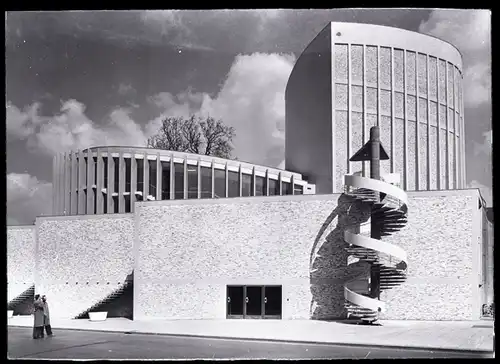 8 Glas Negative Münster in Westfalen, Gemälde, Kirche, Totalansicht