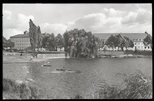 8 Glas Negative Münster in Westfalen, Gemälde, Kirche, Totalansicht