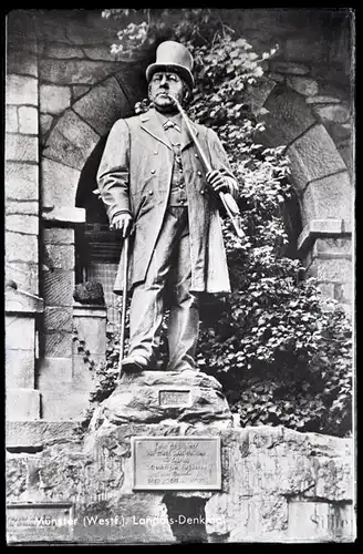 8 Glas Negative Münster in Westfalen, Gemälde, Kirche, Totalansicht