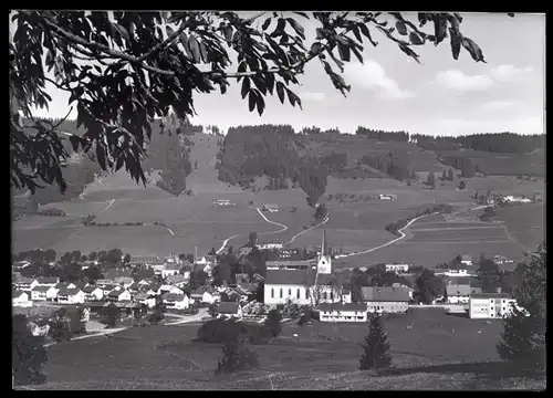 5 Glas Negative Weitnau im Oberallgäu Schwaben, Haus, Totalansicht, verschiedene Ansichten