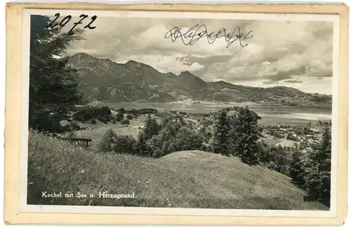 5 Glas Negative Kochel am See in Oberbayern, verschiedene Ansichten