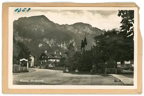 5 Glas Negative Kochel am See in Oberbayern, verschiedene Ansichten