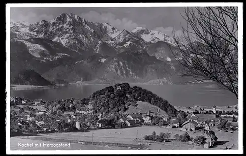 4 Glas Negative Kochel am See in Oberbayern, Totalansichten