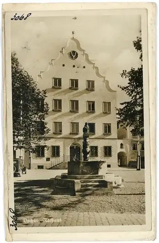 4 Glas Negative Dachau in Oberbayern, Rathaus, Detailansichten