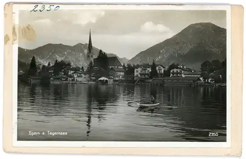 6 Glas Negative Rottach Egern in Oberbayern, See, Berg, Mehrfachansichten