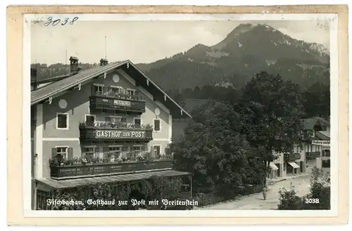 5 Glas Negative Fischbachau in Oberbayern, Gasthaus zur Post, Breitenstein