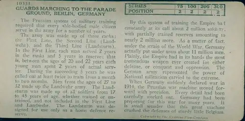 Stereo Foto Berlin, Guards marching to the Parade Ground, I WK