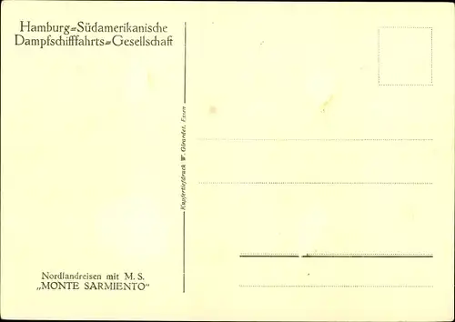 Ak Hellesylt Norwegen, Blick auf den Ort