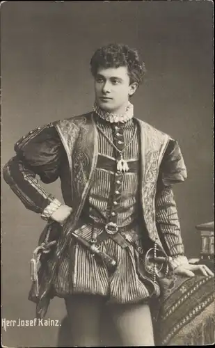 Ak Schauspieler Josef Kainz, Standportrait