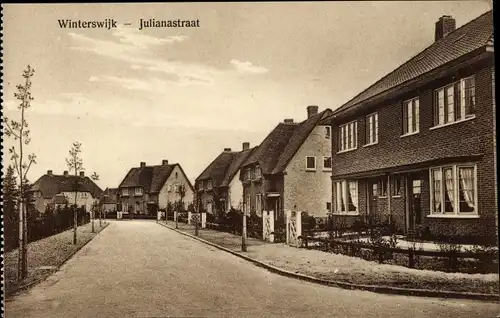 Ak Winterswijk Gelderland Niederlande, Julianastraat