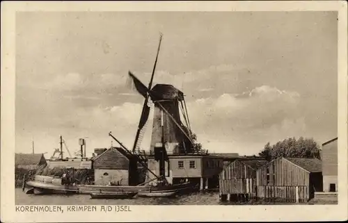 Ak Krimpen aan den IJssel Südholland, Korenmolen