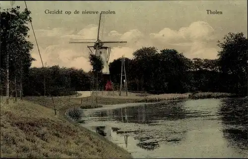 Ak Tholen Zeeland Niederlande, Nieuwe molen