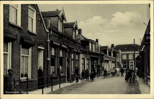 Ak Oud Vossemeer Zeeland Niederlande, Voorstraat