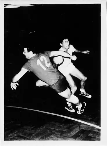 Foto Leipzig, Handball, Hallenhandball Leipzig gegen Burkhardtsdorf 1959