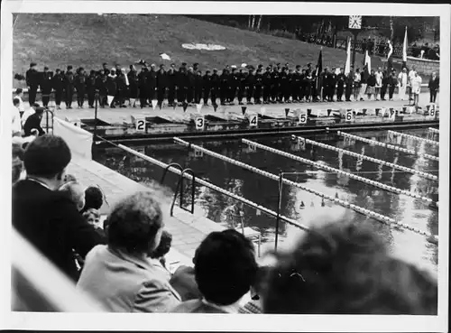 Foto Piesteritz Lutherstadt Wittenberg, Internationales Schwimmen 1960