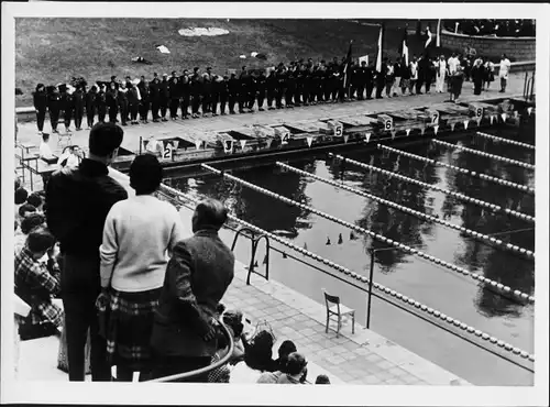 Foto Piesteritz Lutherstadt Wittenberg, Internationales Schwimmen 1960