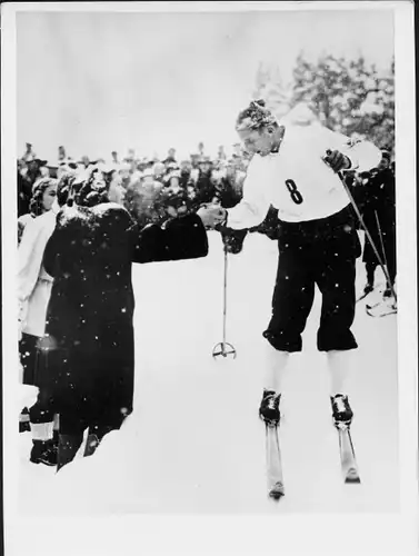 Foto New York State USA, Ski WM 1950, Lake Placid