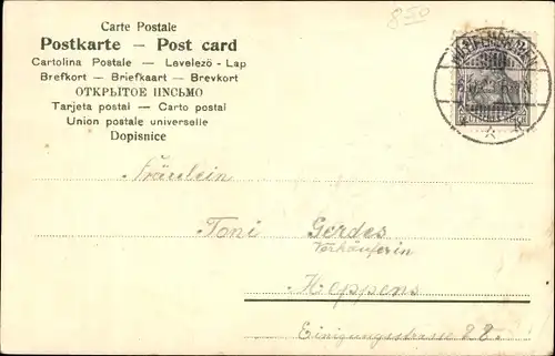 Präge Ak Engel, Schutzengel, Kitsch