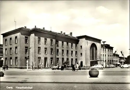 Ak Gera in Thüringen, Hauptbahnhof