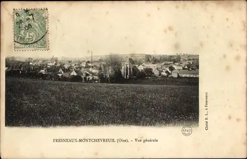 Ak Fresneaux Montchevreuil-Oise, Gesamtansicht