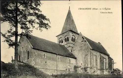 Ak Frocourt-Oise, Kirche