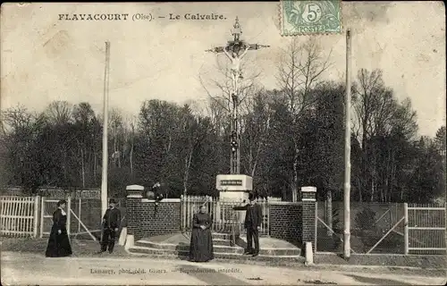 Ak Flavacourt-Oise, Golgatha