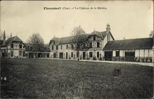 Postkarte Flavacourt-Oise, Chateau de la Maltera