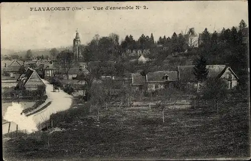 Ak Flavacourt-Oise, Übersicht