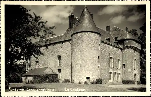 Ak Fontaine Lavaganne-Oise, Schloss