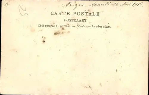 Ak Oostacker Lourdes Ostflandern, Höhle