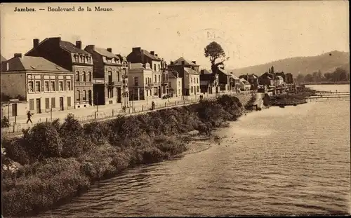 Ak Jambes Namur Wallonien, Boulevard de la Meuse