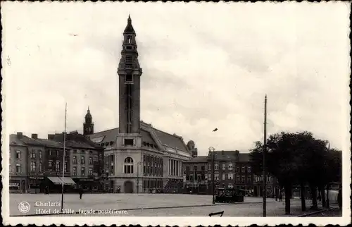 Ak Charleroi Wallonia Hennegau, Rathaus