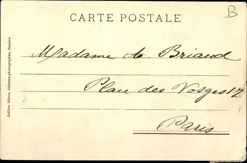 Ak Saint Cergue Kanton Waadt, Stadt und La Dôle