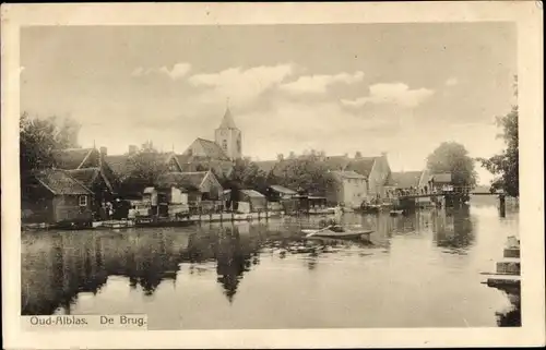 Ak Oud Alblas Südholland, De Brug