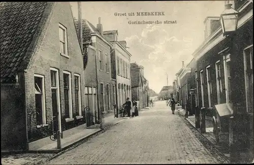 Ak Meerkerk Südholland, Gorinchemsche Straat