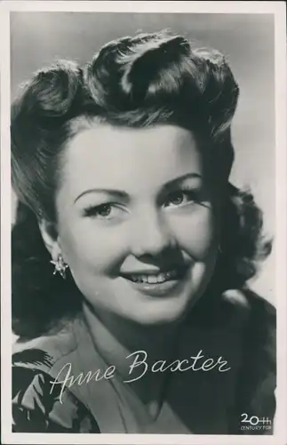 Ak Schauspielerin Anne Bascter, Portrait