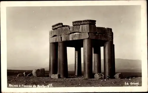 Ak Baalbek Libanon, Ruinen