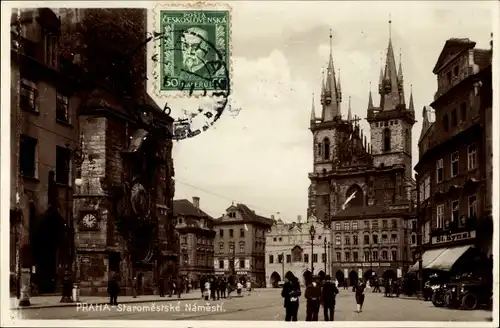 Ak Praha Prag Tschechien, Staromestske Namesti