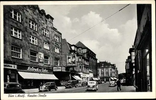 Ak Buer Gelsenkirchen, Horster Straße, Geschäft Bünck & Sohn