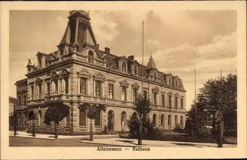 Ak Altenessen Essen Ruhrgebiet, Rathaus