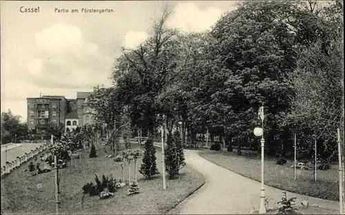 Ak Kassel in Hessen, Fürstengarten