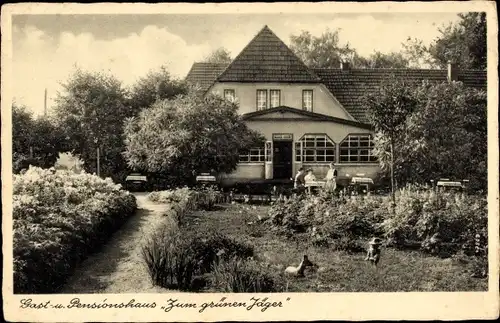 Ak Kirchwalsede, Ockeler Busch, Gasthaus Zum grünen Jäger, Inhaber G. Eggers